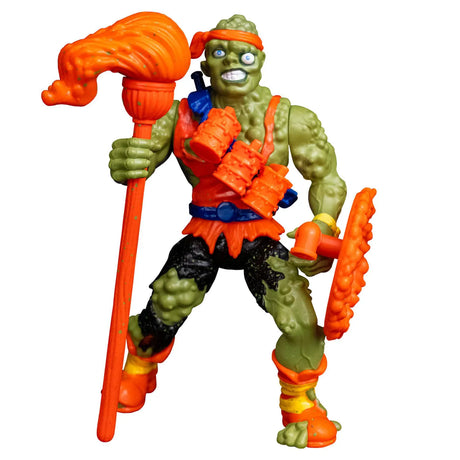 Toxic Crusaders Toxie action figure holding orange toxic mop and shield