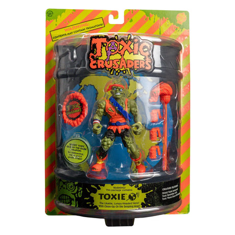 Toxie Toxic Crusaders 5-inch action figure in original retro blister packaging