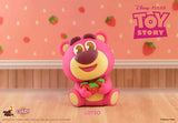 Lotso Cosbi figure holding strawberries Toy Story blind box collectible