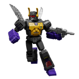 BLOKEES Kickback figure with purple fists and blaster