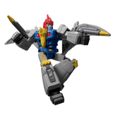 BLOKEES Swoop action figure in red and blue armor
