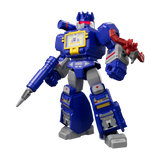 Transformers Blokees Shining Version 02 Soundwave model kit figure with classic blue design.