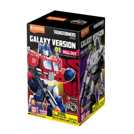 Transformers Blokees Plastic Model Kit Galaxy Version 01 Roll Out