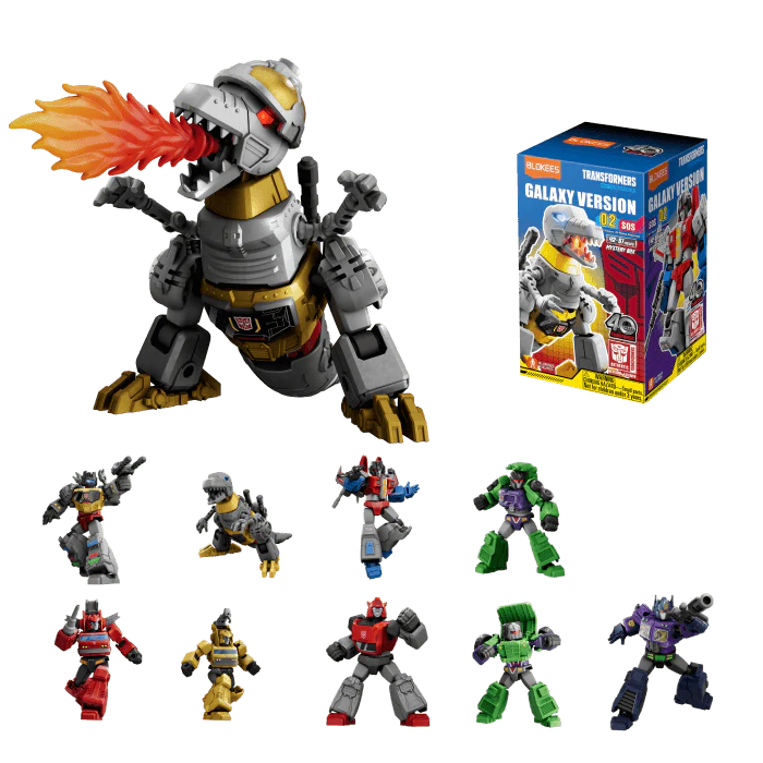 Transformers Blokees Plastic Model Kit Galaxy Version 02 SOS