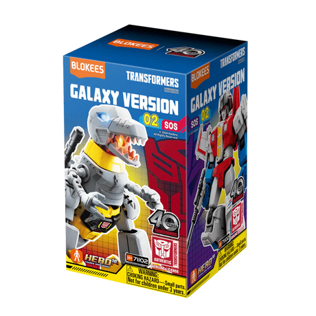 Transformers Blokees Plastic Model Kit Galaxy Version 02 SOS