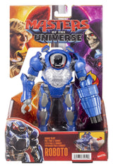 Roboto Combat Ready Masters of the Universe 2026 Movie action figure in original retail packaging