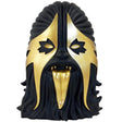 8 inch Thrashbacca Black and Gold resin designer figure front view by IBREAKTOYS