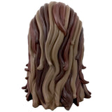 Rear view highlighting detailed hair sculpt on Thrashbacca resin figure