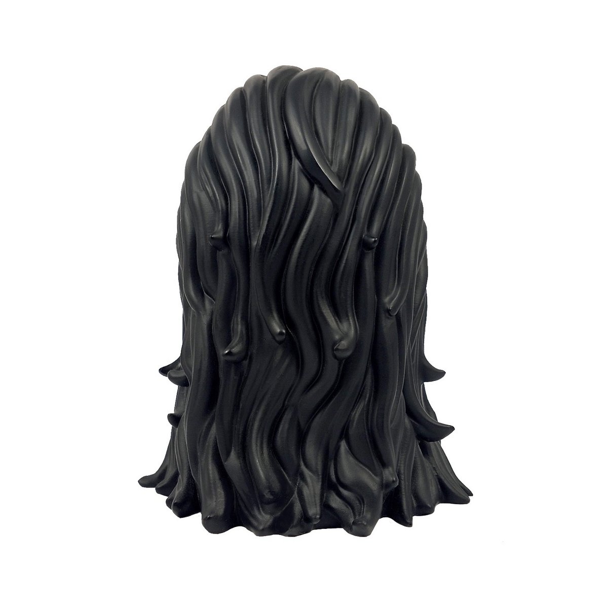 Rear sculpted hair detail on Thrashbacca resin art figure