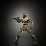 Tri-Klops Masters of the Universe 2026 figure posed with advanced weapon ready for combat