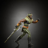 Tri-Klops action figure running with rifle accessory from Masters of the Universe Chronicles