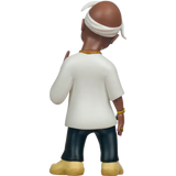 Tupac Shakur Minix figure back view highlighting clothing details