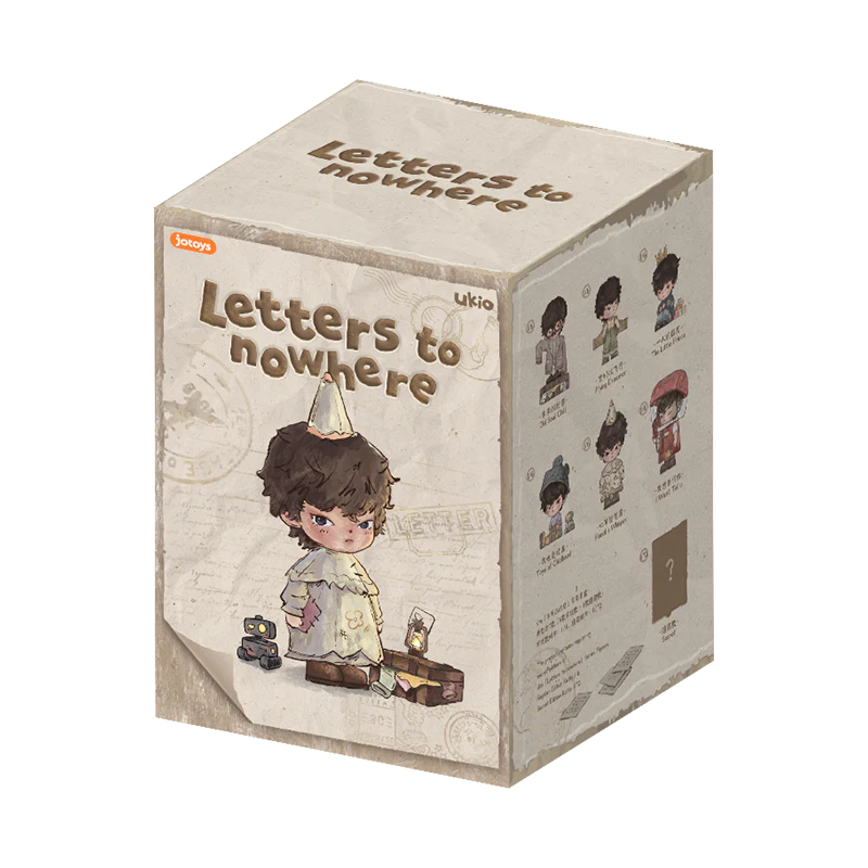 Ukio Letters to Nowhere blind box packaging by Jotoys