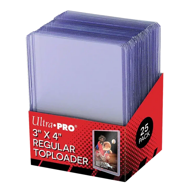 Ultra Pro 35pt Regular Toploaders 3x4 inch 25 pack for trading cards