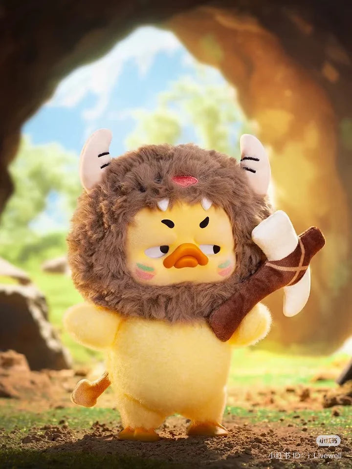 Don’t Touch Duck holding axe from Upset Duck Born This Way Blind Box series