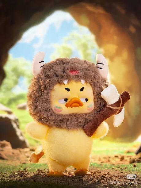 Don’t Touch Duck holding axe from Upset Duck Born This Way Blind Box series