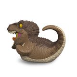 Side profile of Velociraptor Mini TUBBZ showing detailed scales and tail