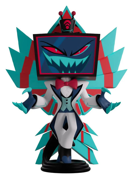 Vox Populi Hazbin Hotel Youtooz vinyl figure with large teal and red wings