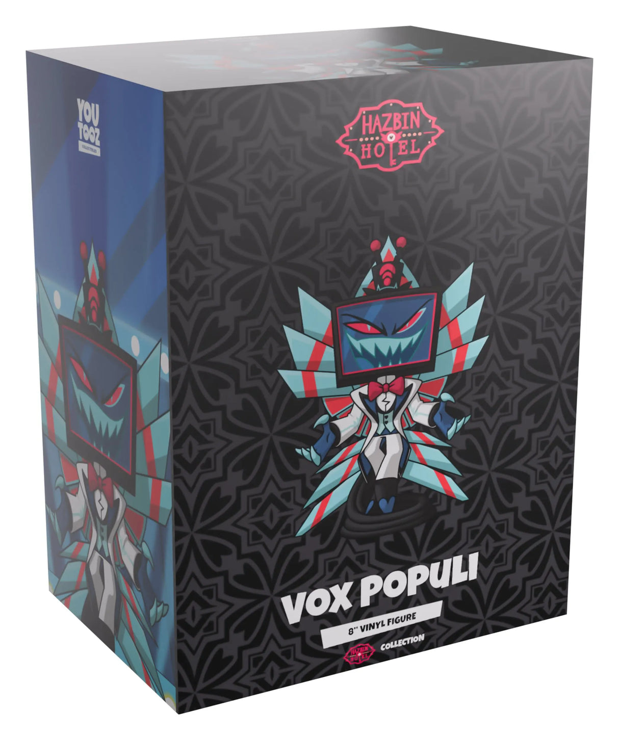 Vox Populi Hazbin Hotel Youtooz collector packaging featuring premium artwork