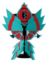 Rear view of Vox Populi Youtooz vinyl figure showing oversized wing design