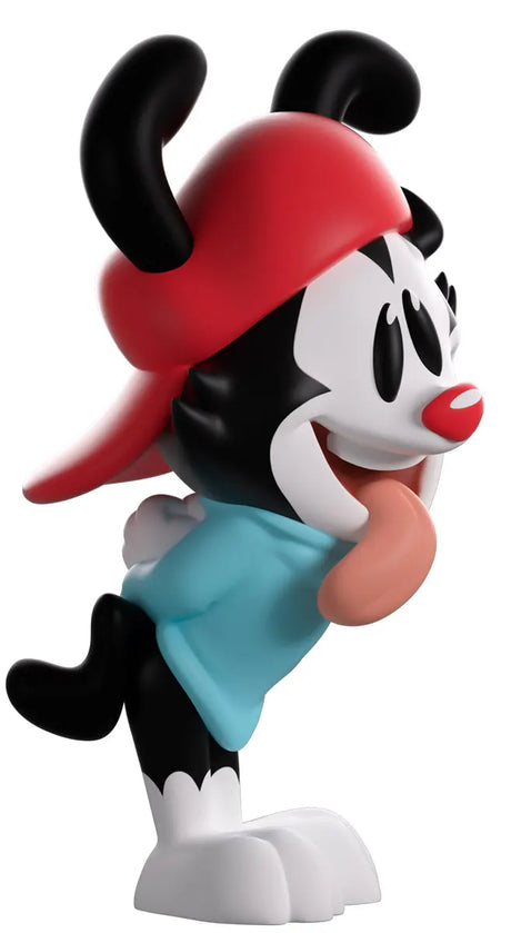 Wakko Animaniacs Youtooz figure angled side view showing red cap and expression