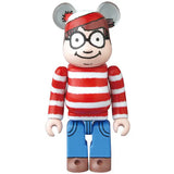 Where’s Waldo Wally BE@RBRICK Series 35 100 percent pattern collectible figure