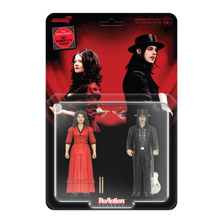 The White Stripes Get Behind Me Satan ReAction Figures 2-Pack in packaging