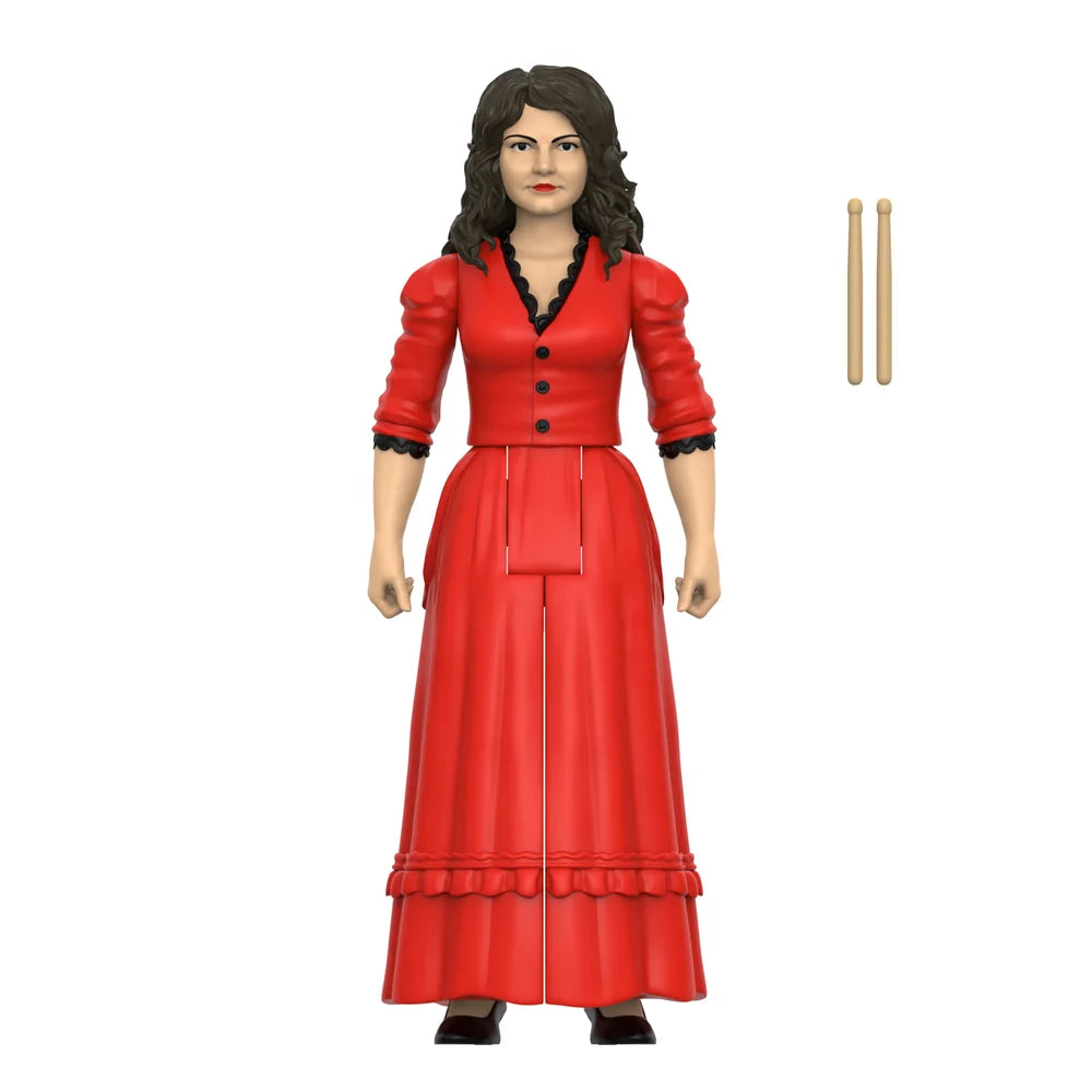 Meg White Get Behind Me Satan ReAction Figure with drumsticks