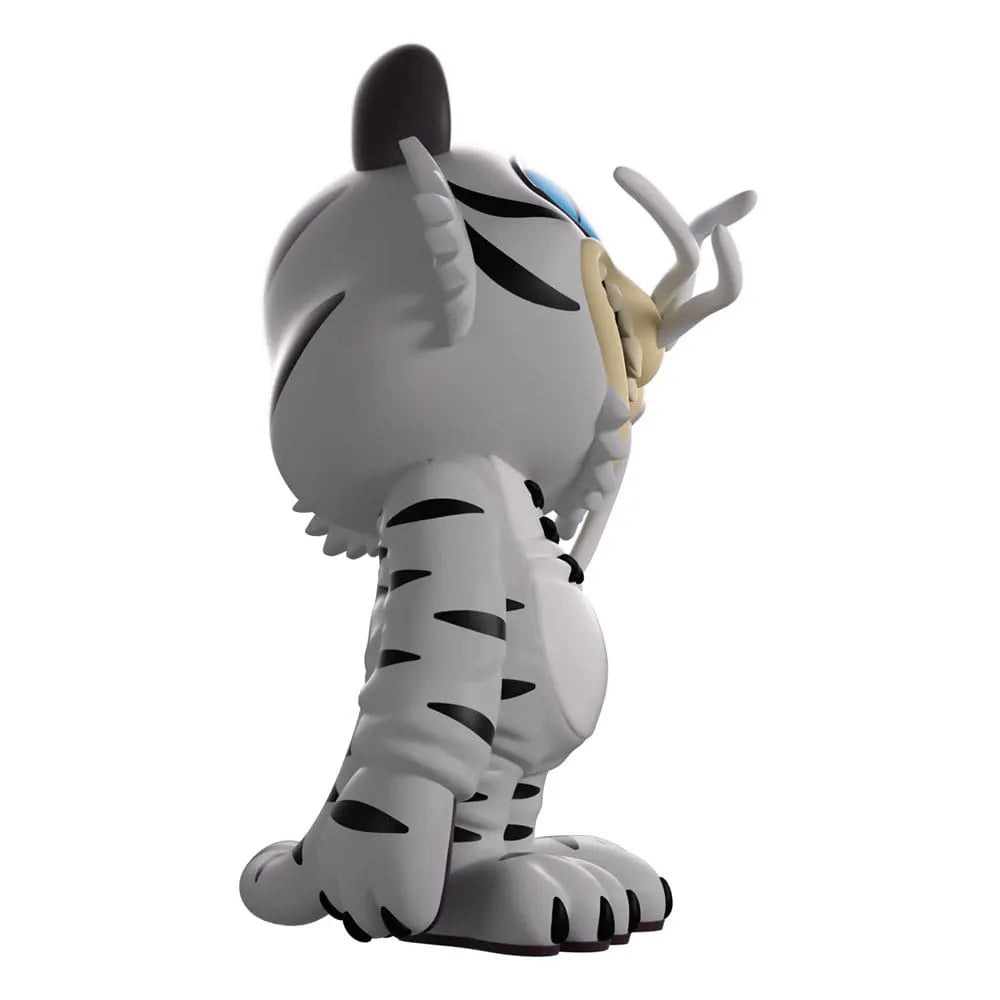 White Tiger Five Nights at Freddys Youtooz vinyl figure side view showing stripes and whiskers