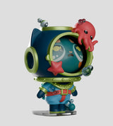 widdle baby diver helmet octopus figure collectible