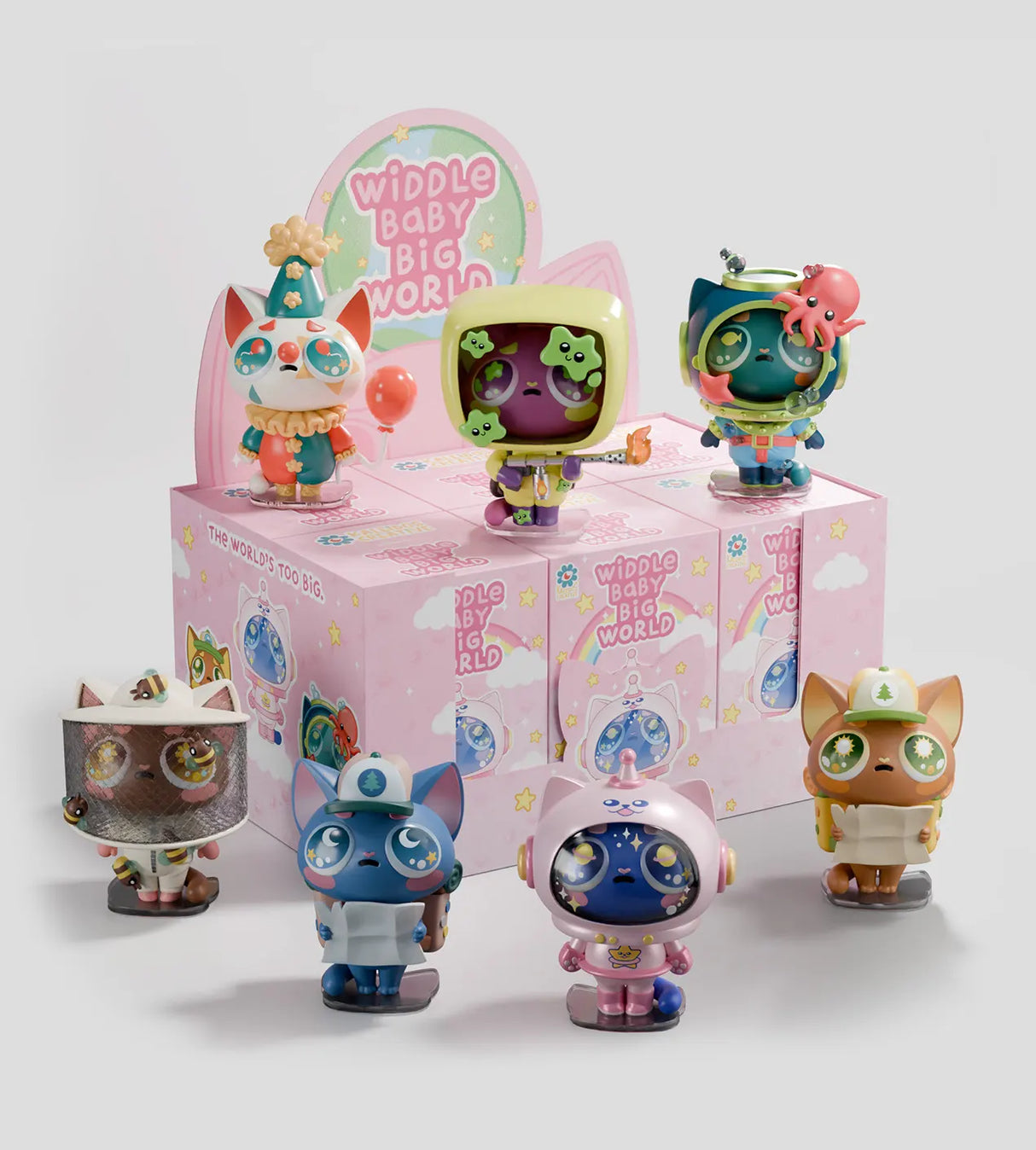 Widdle Baby Big World blind box display packaging set