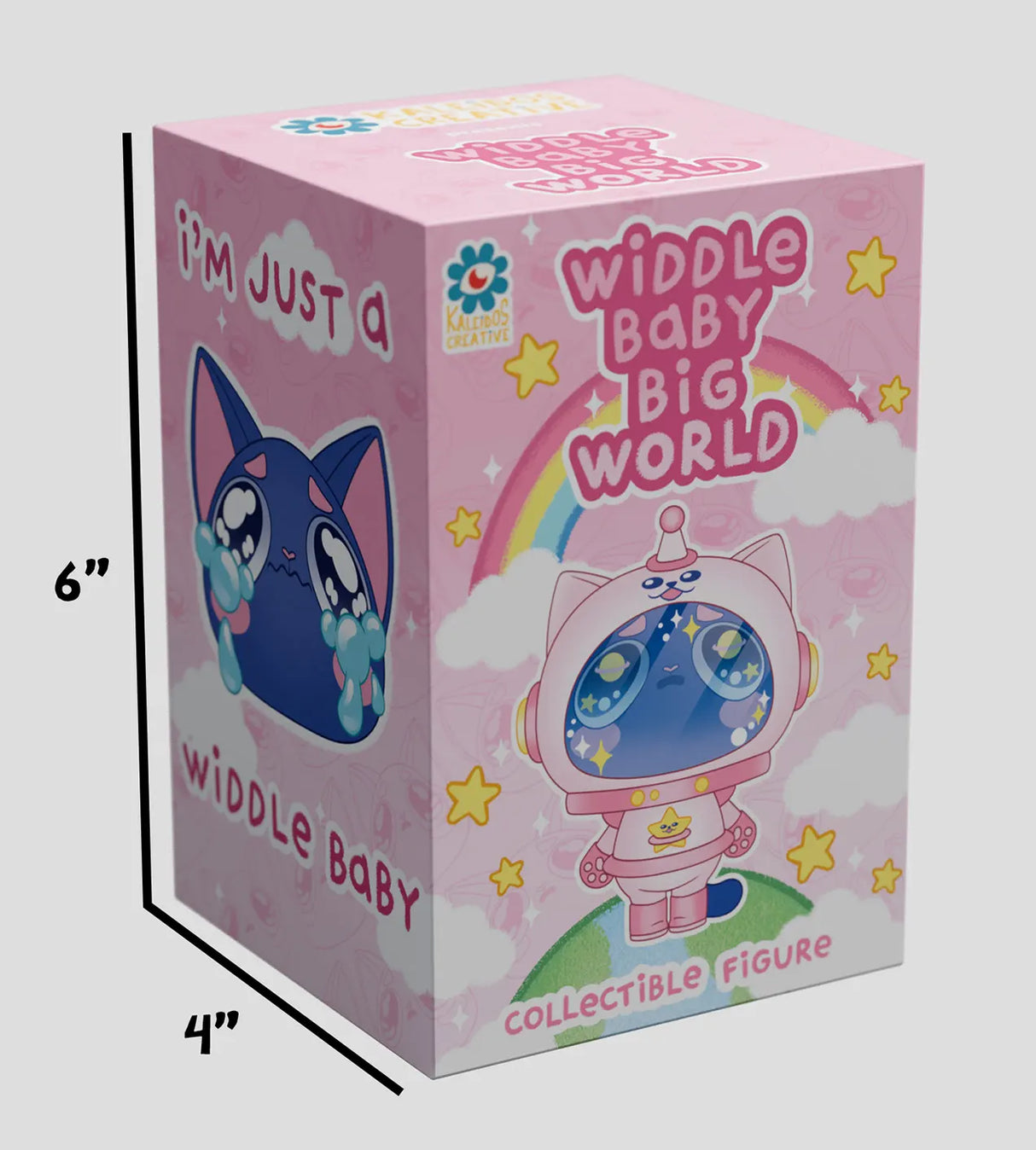 Widdle Baby Big World blind box packaging size and design