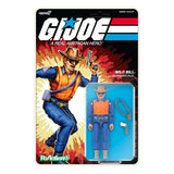 Carded packaging of the Wild Bill Cartoon G.I. Joe ReAction+ Figure with retro artwork.