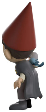 Wirt Youtooz figure rear angle with red hat and cape
