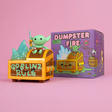 wizard of barge dumpster fire vinyl figure