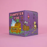 wizard of barge dumpster fire vinyl figure box