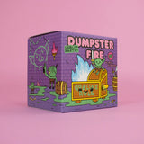 wizard of barge dumpster fire vinyl figure box