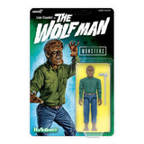 The Wolf Man Universal Monsters ReAction+ figure by Super7 in blister packaging with illustrated card art