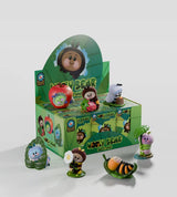 Wooly Bear and Friends Blind Box display case with collectible figures