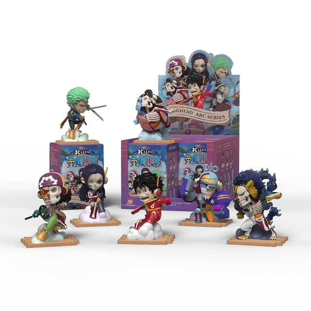 Complete XXRAY One Piece Egghead Arc Series Part 1 blind box figures display