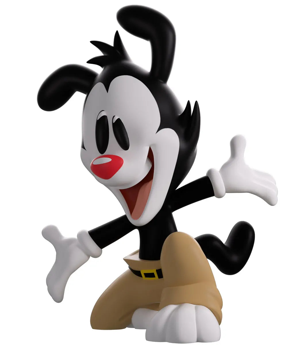 Yakko Animaniacs Youtooz vinyl figure close-up with red nose and classic cartoon face