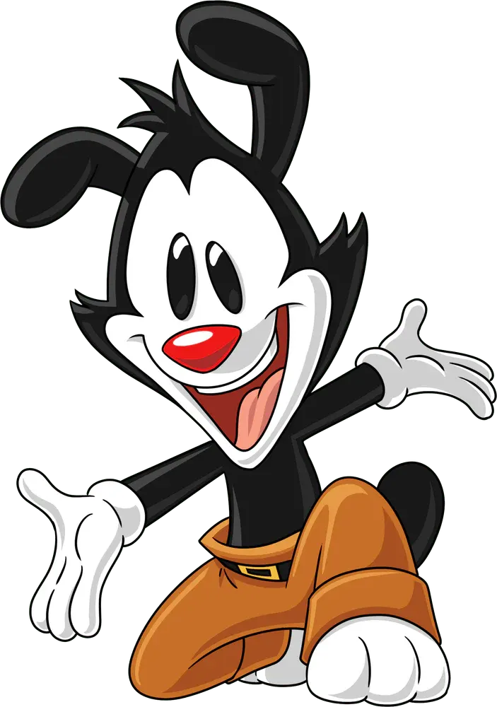 Yakko Animaniacs cartoon reference image compared to Youtooz vinyl figure design