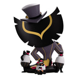 Back of Youtooz Sir Pentious vinyl figure featuring flared coat and henchmen characters