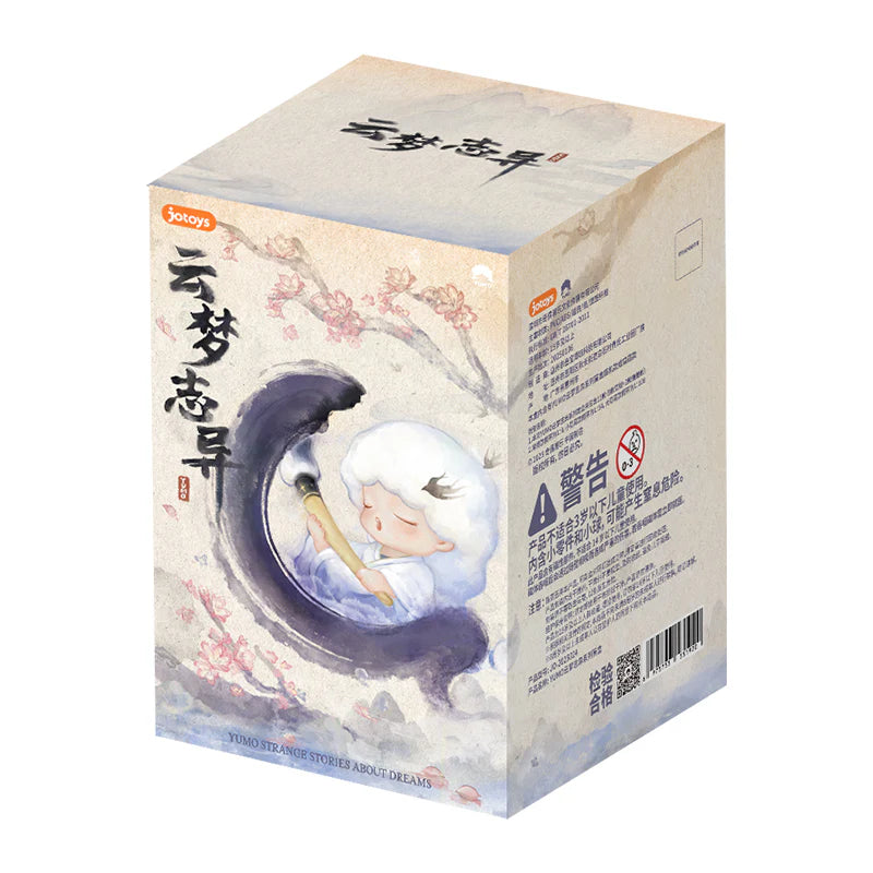 YUMO blind box packaging with ink-painting illustration