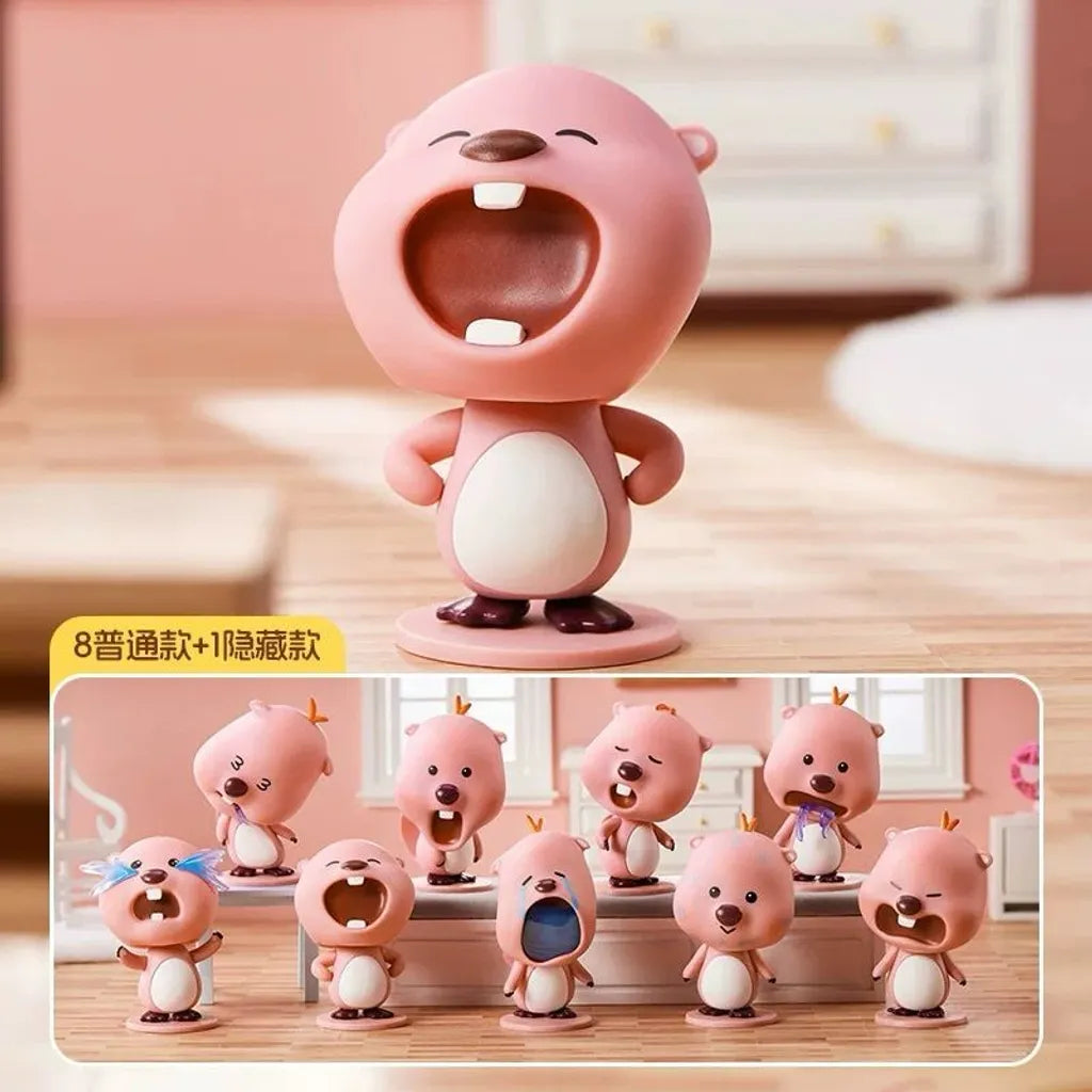 Zanmang Loopy bobble head figure with wide open mouth expression