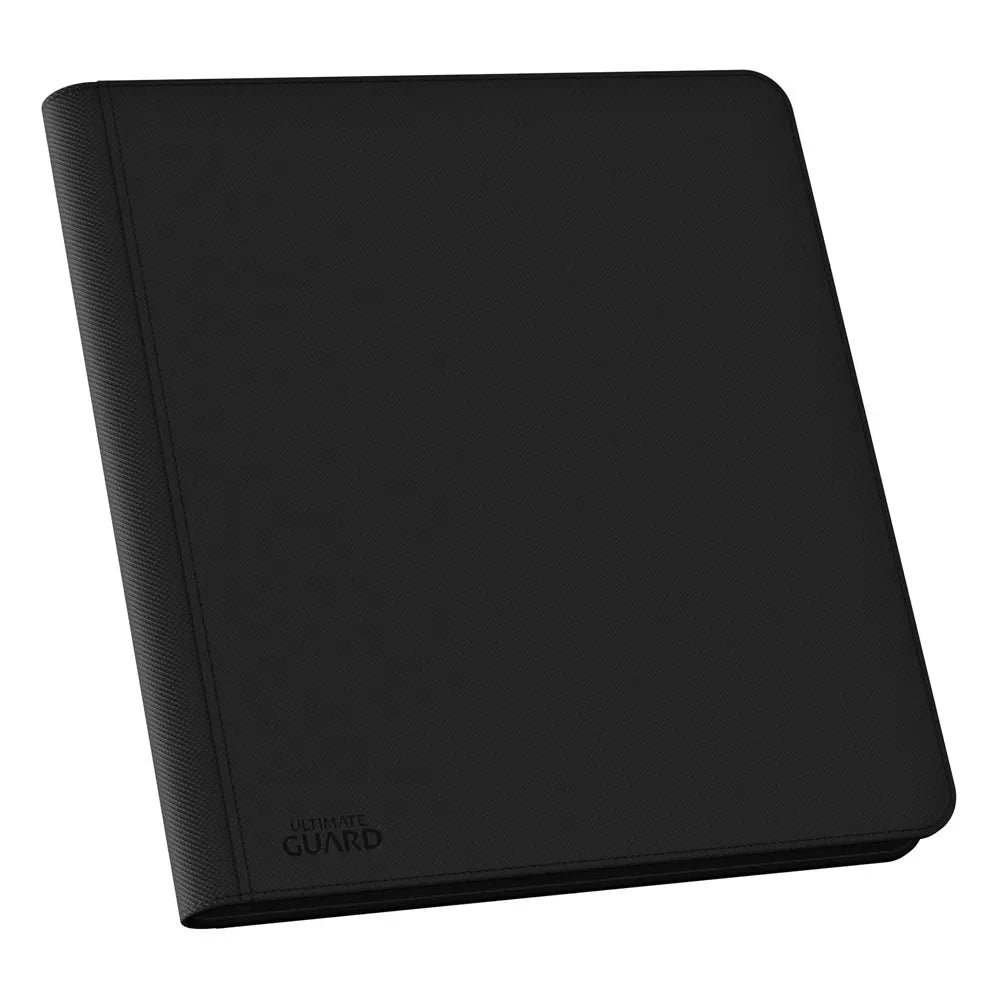 Angled view of Ultimate Guard Zipfolio 480 24-Pocket binder closed
