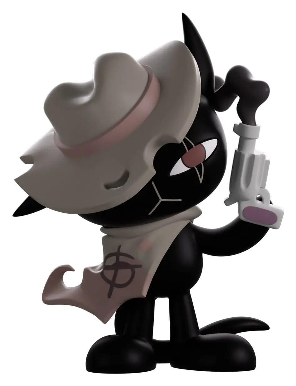 Zodiac Mewgenics Youtooz Vinyl Figure with cowboy hat, poncho and six-shooter