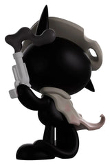 Zodiac Mewgenics Youtooz Vinyl Figure rear view with cowboy hat and poncho