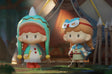 Magic Chief and Archer figures from the zZoton Magic Adventure Series standing beside a fantasy campsite