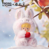 Cherry Bunny themed Winter's Small Joys plush figure holding a red cherry accessory